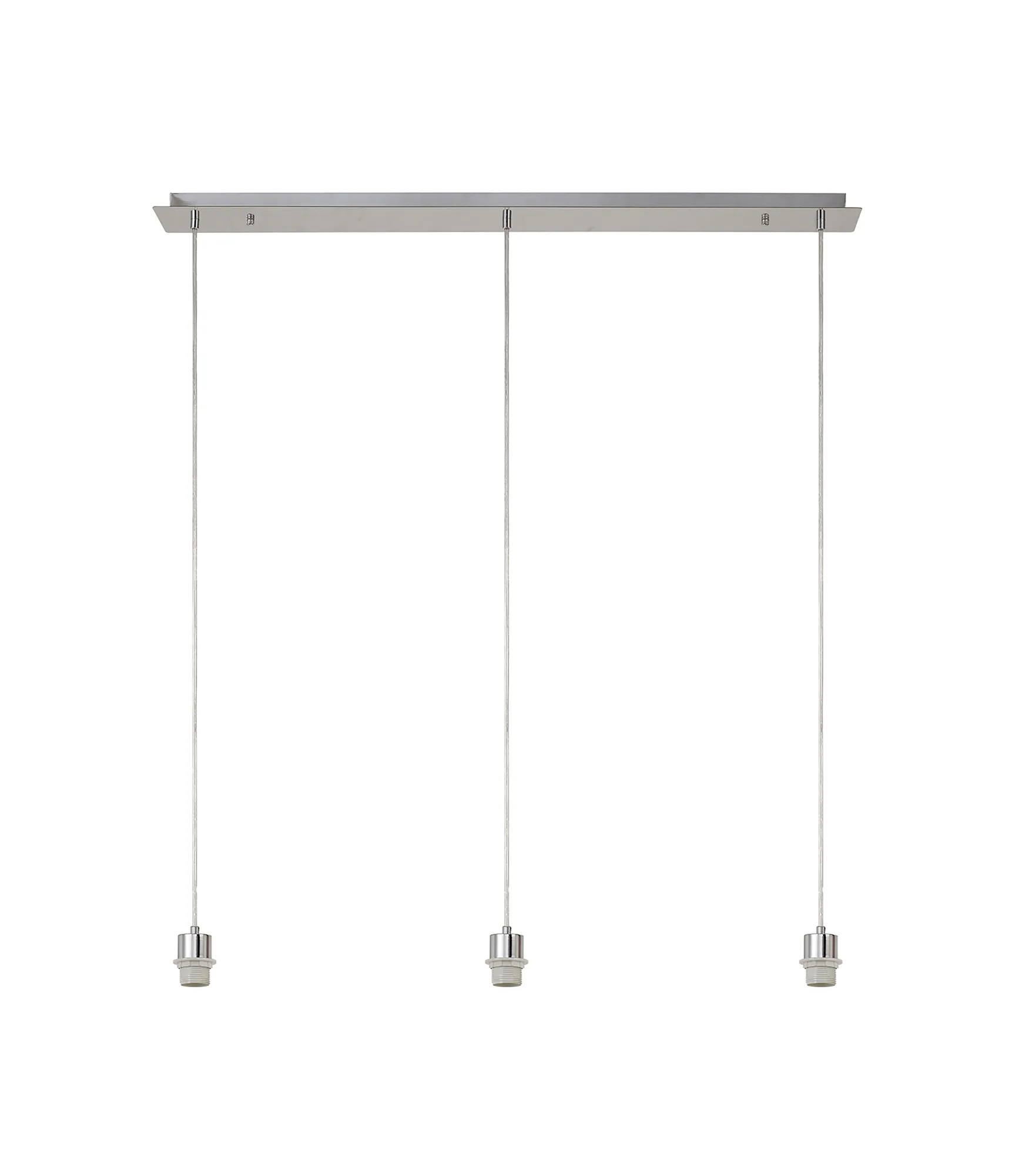 D0605  Baymont 2m Linear Pendant 3 Light Satin Nickel